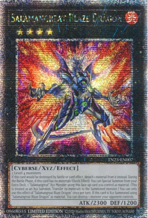 Salamangreat Blaze Dragon - TN23-EN007 - Quarter Century Secret Rare