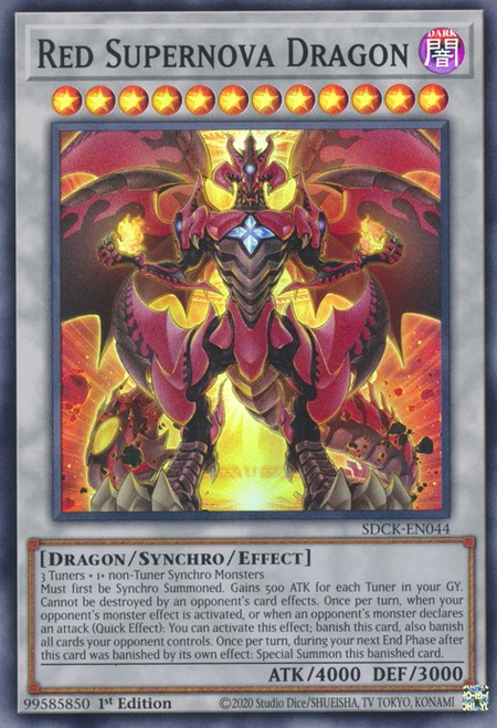 Red Supernova Dragon - SDCK-EN044 - Super Rare - Duelshop