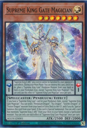 Supreme King Gate Magician - AGOV-EN001 - Super Rare