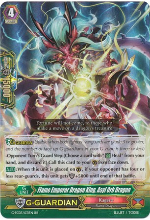 Flame Emperor Dragon King, Asyl Orb Dragon - G-FC03/31EN - RR