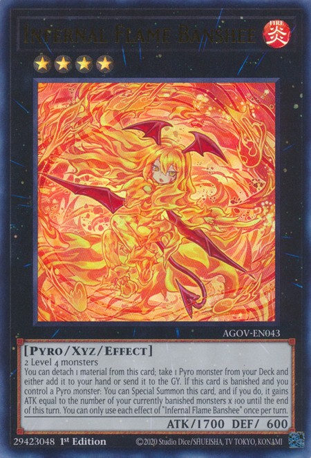 遊戯王 英語版 EU版 ヘルフレイムバンシー (25th クオシク