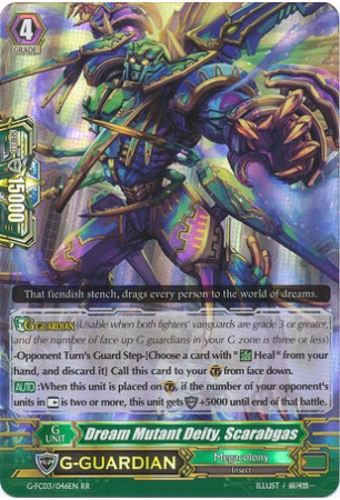 Dream Mutant Deity, Scarabgas - G-FC03/046EN - RR