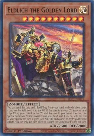 Eldlich the Golden Lord (alt. art) - RA01-EN019 - Ultra Rare