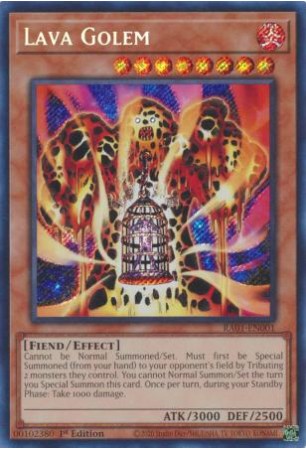 Lava Golem - RA01-EN001 - Secret Rare