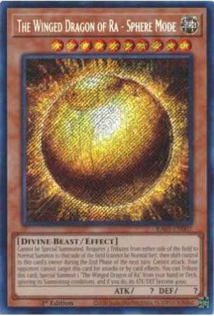 The Winged Dragon of Ra - Sphere Mode - RA01-EN007 - Secret Rare