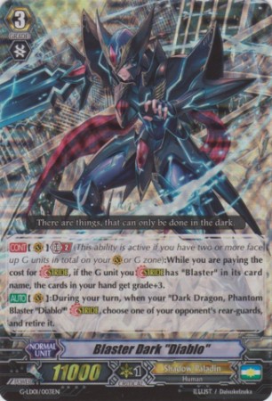 Blaster Dark "Diablo" - G-LD01/003EN - RRR