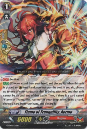 Flame of Tranquility, Aermo - G-LD02/011EN - C