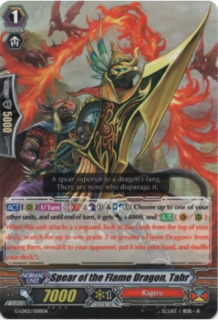 Spear of the Flame Dragon, Tahr - G-LD02/008EN - C