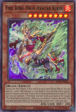 Fire King High Avatar Kirin - SR14-EN002 - Ultra Rare