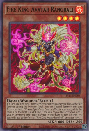 Fire King Avatar Rangbali - SR14-EN003 - Ultra Rare