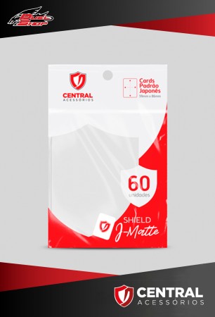 Central Shield Mini J-Matte (60 Sleeves) - Branco Gelo