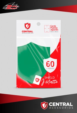 Central Shield Mini J-Matte (60 Sleeves) - Verde