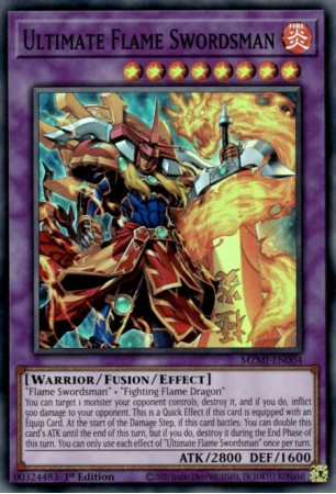 Ultimate Flame Swordsman - MZMI-EN004 - Super Rare