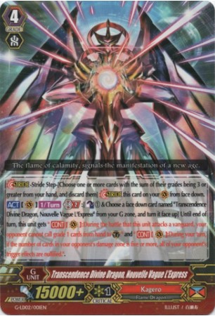 Transcendence Divine Dragon, Nouvelle Vague L’Express - G-LD02/001EN C