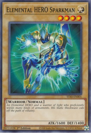 Elemental HERO Sparkman - STAS-EN001 - Common