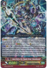 Sword Deity of the Thunder Break, Takemikazuchi - G-BT01/003EN - RRR