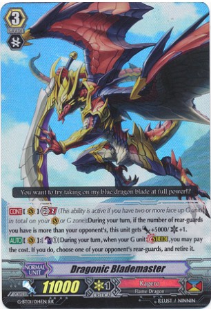 Dragonic Blademaster - G-BT01/014EN - RR