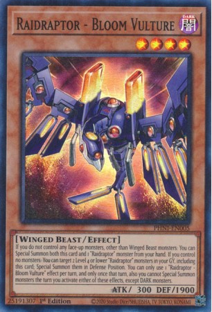 Raidraptor - Bloom Vulture - PHNI-EN005 - Super Rare