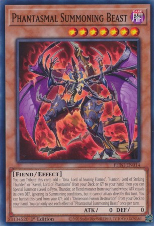 Phantasmal Summoning Beast - PHNI-EN014 - Common