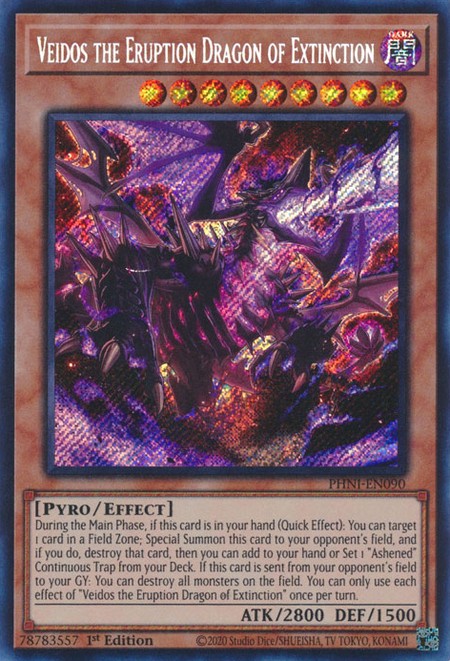 Veidos the Eruption Dragon of Extinction - PHNI-EN090 - Secret