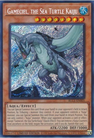 Gameciel, the Sea Turtle Kaiju - BLC1-EN005 - Secret Rare