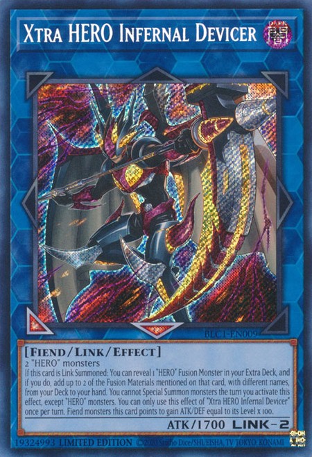 Xtra HERO Infernal Devicer - BLC1-EN009 - Secret Rare - Duelshop