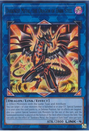 Darkness Metal, the Dragon of Dark Steel - BLC1-EN044 - Ultra Rare (Silver)