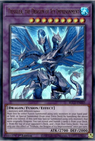 Trishula, the Dragon of Icy Imprisonment - BLC1-EN045 - Ultra Rare (Silver)