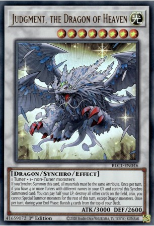 Judgment, the Dragon of Heaven - BLC1-EN046 - Ultra Rare (Silver)