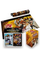 Combo Playmat + Deck Box + Sleeves (100 sleeves) Oficiais Konami - Yugi & Kaiba Quarter Century