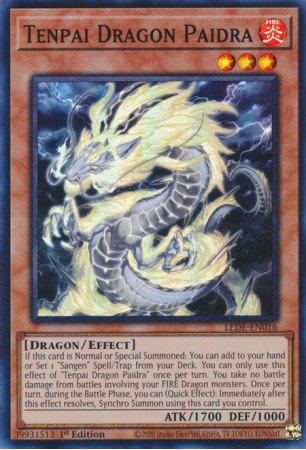 Tenpai Dragon Paidra - LEDE-EN016 - Super Rare