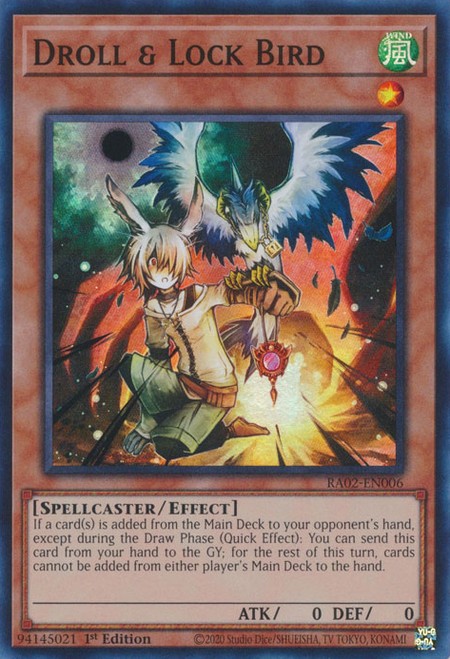 Droll & Lock Bird - RA02-EN006 - Ultra Rare - Duelshop