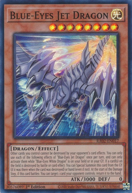 Blue-Eyes Jet Dragon - RA02-EN017 - Secret Rare - Duelshop