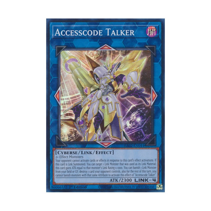 Accesscode Talker RA02-EN044 Ultra Rare 1st Edition Near Mint Yu-Gi-Oh! TCG Card
