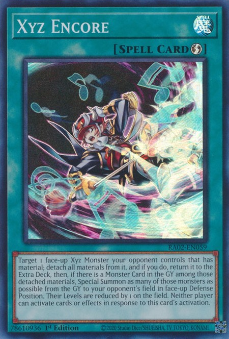 Xyz Encore - RA02-EN059 - Secret Rare - Duelshop Xyz Encore - RA02-EN059 - Secret Rare - Duelshop