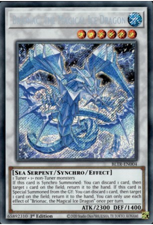 Brionac, the Magical Ice Dragon - BLTR-EN004 - Secret Rare