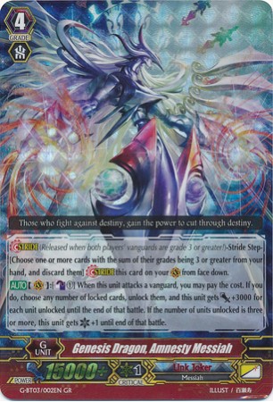 Genesis Dragon, Amnesty Messiah - G-BT03/002EN - GR