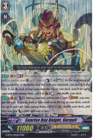 Sunrise Ray Knight, Gurguit - G-BT03/006EN - RRR