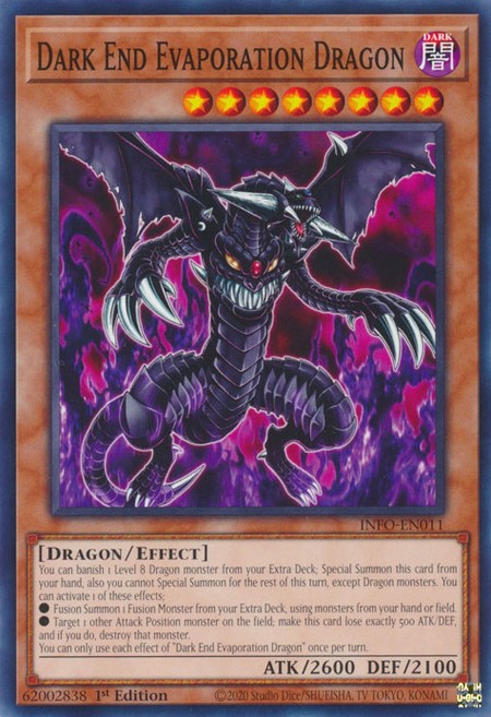 Dark End Evaporation Dragon - INFO-EN011 - Common - Duelshop