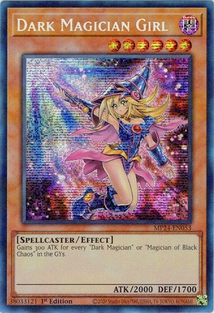 Dark Magician Girl (alt. art) - MP24-EN053 - Prismatic Secret Rare