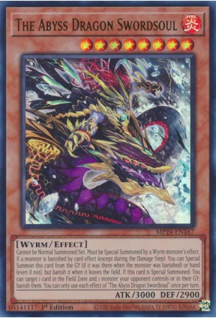 The Abyss Dragon Swordsoul - MP24-EN167 - Ultra Rare