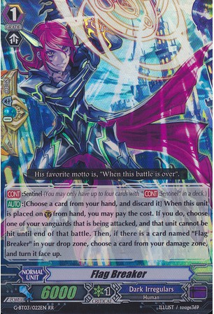 Flag Breaker - G-BT03/022EN - RR