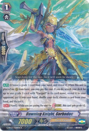 Dawning Knight, Gorboduc - G-BT03/028EN - R