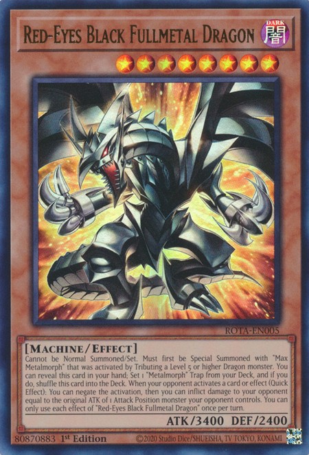 永劫の神導龍 オーバーラッシュ PREMIUM BLACK Ver. Dragão Negro de Olhos Vermelhos / Red-Eyes B. Dragon | Yu-Gi