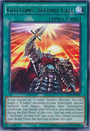 Gottoms' Second Call - SECE-EN056 - Rare - Duelshop