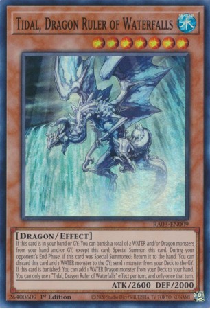 Tidal, Dragon Ruler of Waterfalls - RA03-EN009 - Secret Rare