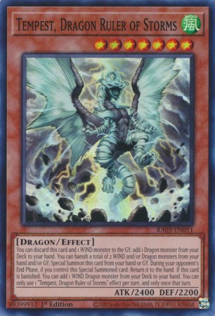 Tempest, Dragon Ruler of Storms - RA03-EN011 - Super Rare