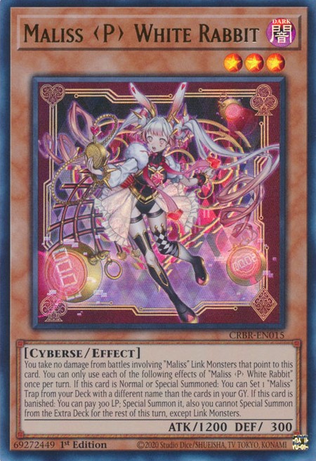 Maliss P White Rabbit - CRBR-EN015 - Ultra Rare - Duelshop