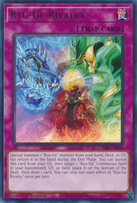 Ryu-Ge Rivalry - CRBR-EN040 - Super Rare - Duelshop
