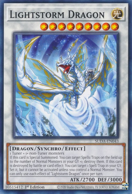 Lightstorm Dragon - SUDA-EN043 - Common - Duelshop